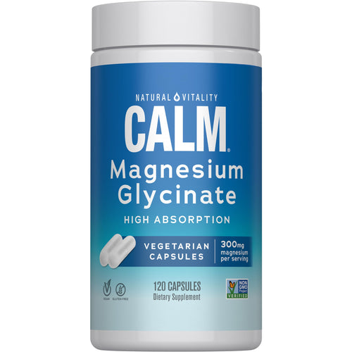 Natural Vitality Magnesium Calm, 120 Count