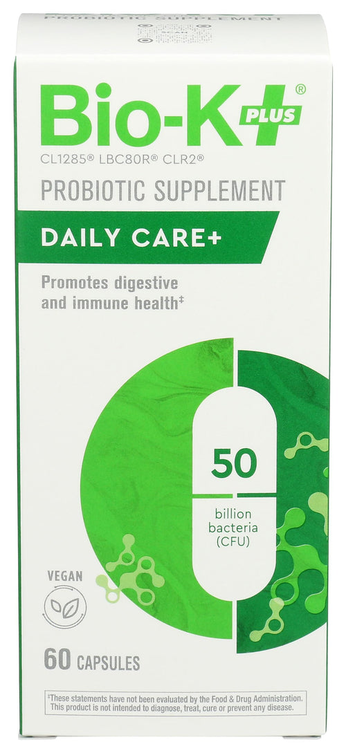 Bio-K Plus Dailycare 50 Billion Probiotics, 60 Count