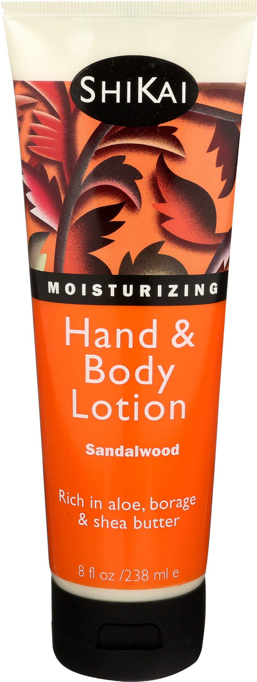 ShiKai Hand & Body Lotion, Sandalwood, 8 oz