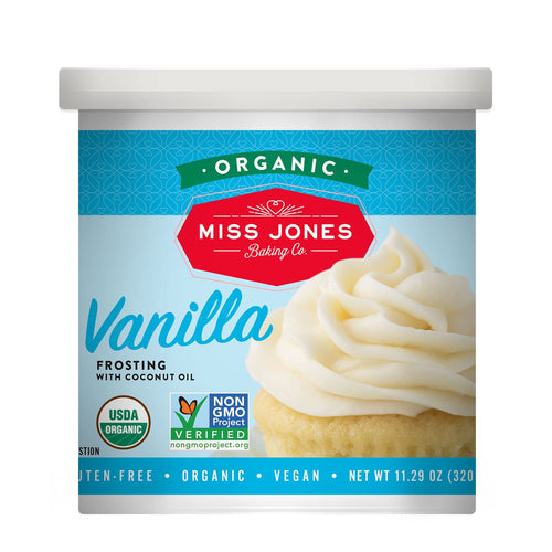Miss Jones Baking Organic Buttercream Frosting, Vanilla