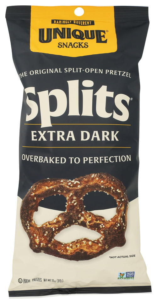 Unique Pretzels Extra Dark Splits Pretzels, 11 oz
