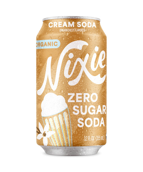 Nixie Organic Zero Sugar Cream Soda, 1 Can