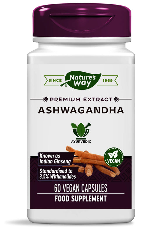 Nature's Way Ashwagandha, 60 Vegetarian Capsules