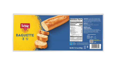 Schar Gluten-Free Baguettes, 12.3 oz (Pack of 6)