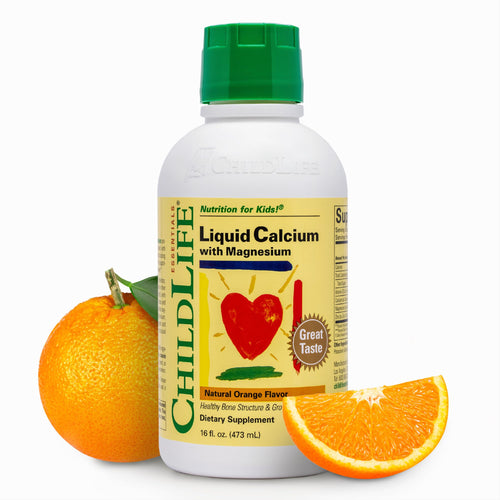 ChildLife Essentials Liquid Calcium for Kids with Vitamin D and Magnesium, 16 oz