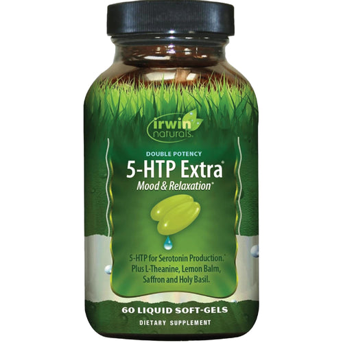 Irwin Naturals Double Potency 5-HTP Extra Mood Balance, 60 Count