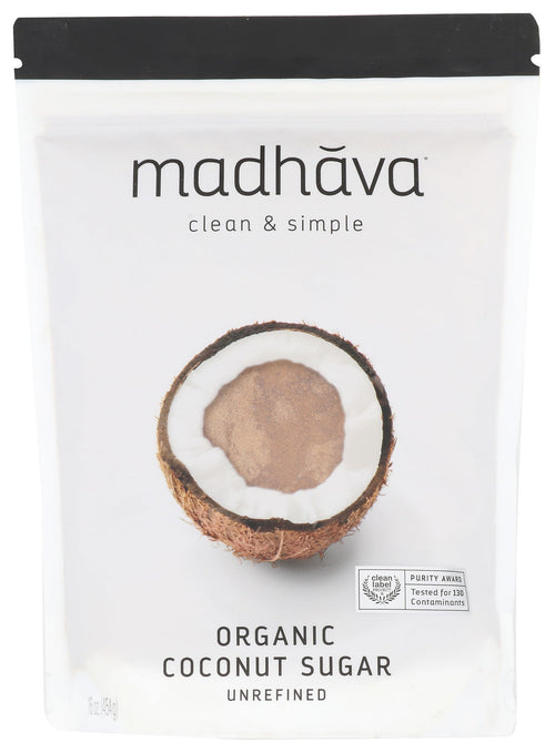 Madhava Organic Coconut Sugar, 16 oz