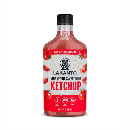 Lakanto Monk Fruit Sweetened Ketchup, No Sugar Added, 13 fl oz
