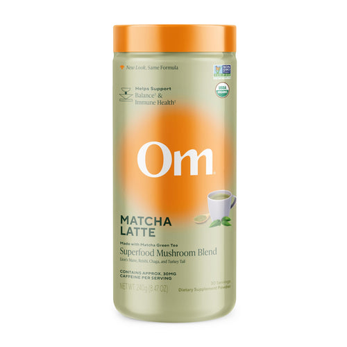 OM Mushroom Superfood Matcha Latte Blend, 8.47 oz (30 Servings)