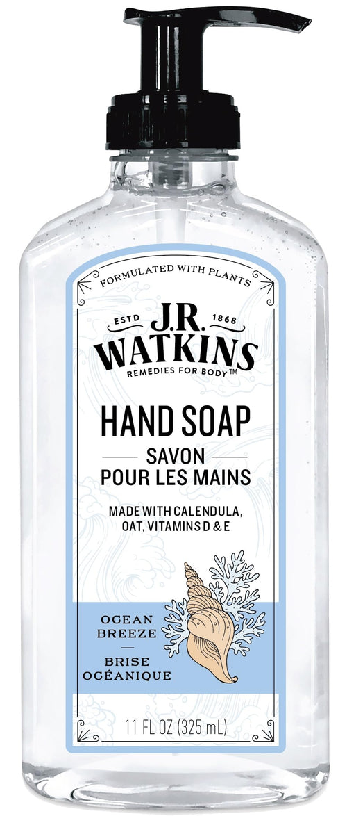 J.R. Watkins Hand Soap, Ocean Breeze, 11 oz