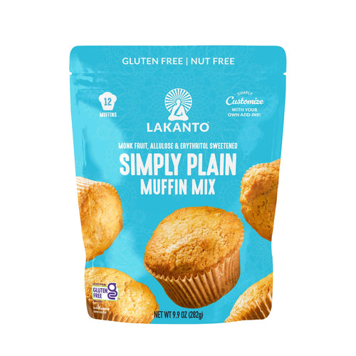 Lakanto Simple Plain Muffin Mix, Gluten Free, Makes 12 Muffins