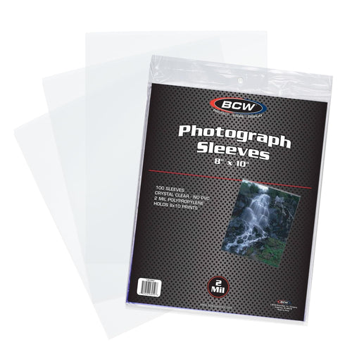 BCW 8" x 10" Photo Sleeves