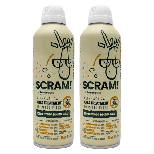 Lemongrass Farms Scram Outdoor Surface Spray, 8 oz (Pack of 2)