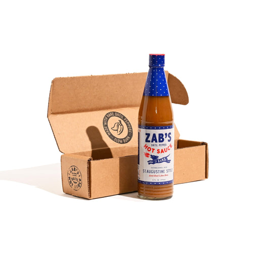 Zab's St. Augustine Style Craft Hot Sauce, 6 oz