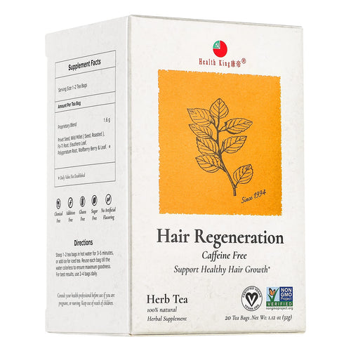 Health King Hair Regeneration Herb Tea, 20 Tea Bags