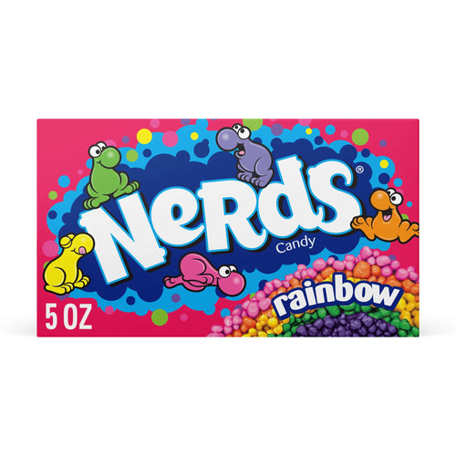 Nerds Rainbow Crunchy Fruity Candy, Theater Box, 5 oz