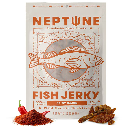 Neptune Fish Jerky, Spicy Cajun, 2.25 oz