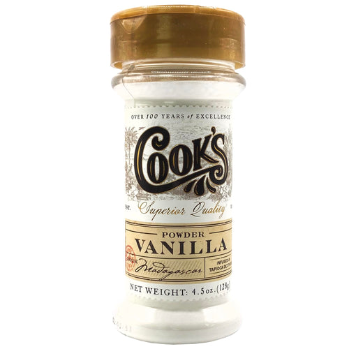 Cook's Vanilla Powder, Alcohol-Free, 4.5 oz