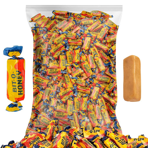 Honey Bit Candy, Honey and Almond Bits, 1 lb Bulk Bag