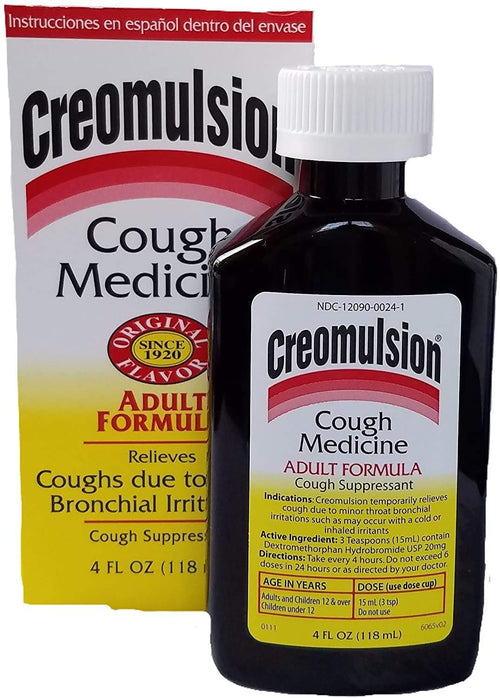 Creomulsion Adult Cough Medicine, 4 oz
