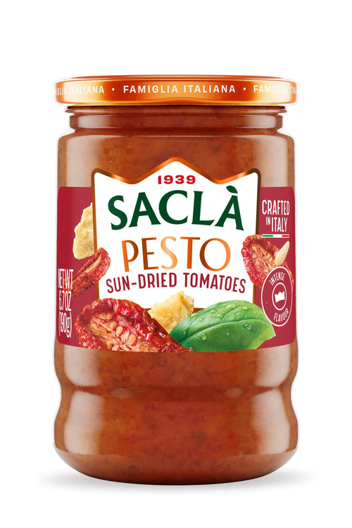 Sacla Sundried Tomato Pesto, 6.7 oz Jar