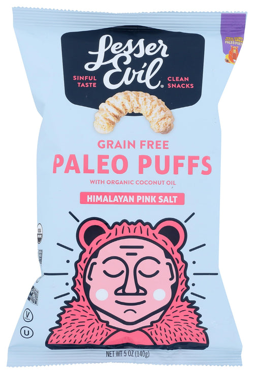 LesserEvil Paleo Puffs, Himalayan Salt, 5 oz