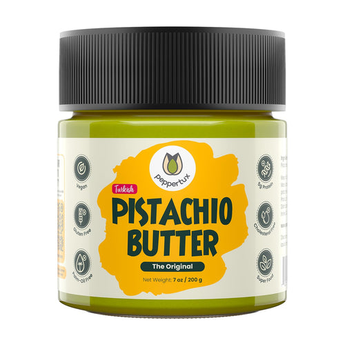 Peppertux Farms Pistachio Butter, Lightly Sweetened, 7 oz