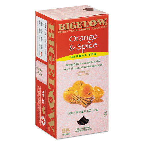 Bigelow Orange and Spice Herbal Tea, 28 Count