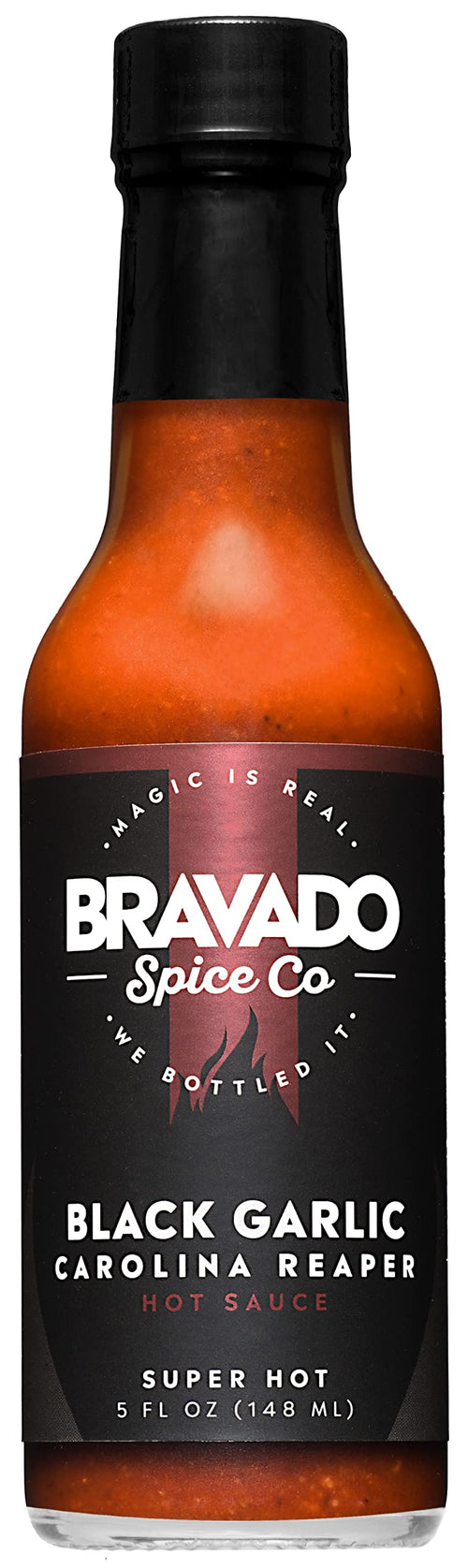 Bravado Spice Black Garlic Carolina Reaper Hot Sauce, 5 oz