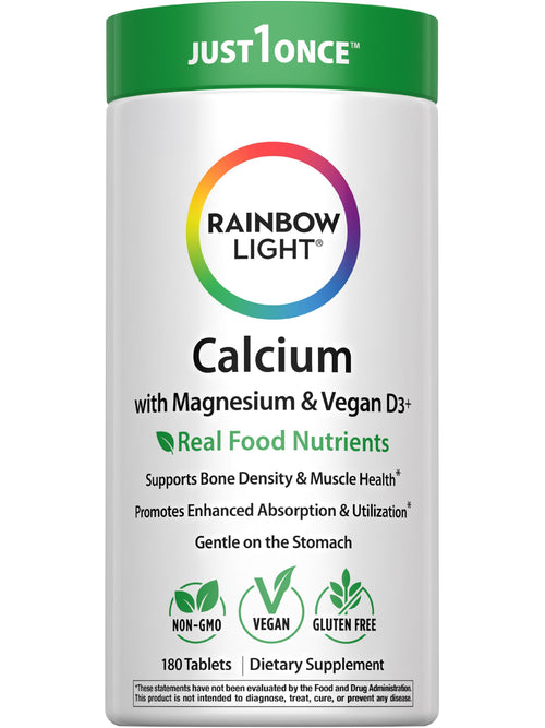Rainbow Light Calcium Complex with Magnesium and Vitamin D3 (180 Tablets)