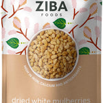 Dried White Mulberries, Wild Grown, No Added Sugar, 5.3 oz