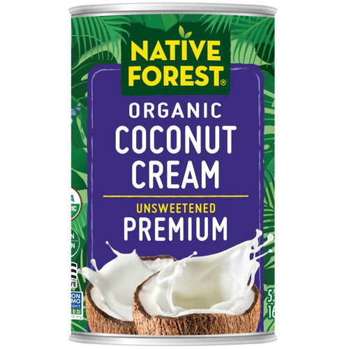 Native Forest Organic Unsweetened Premium Coconut, 5.4 fl oz (Pack of 12)