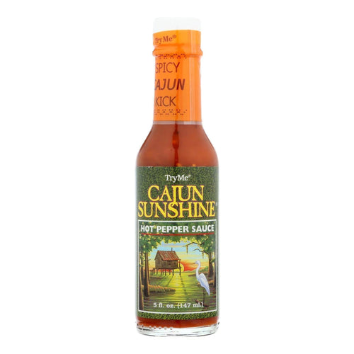 Try Me Cajun Sunshine Hot Pepper Sauce, 5 fl oz