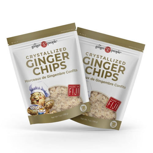 The Ginger People Crystallized Ginger Chips, 7 oz (Pack of 2)