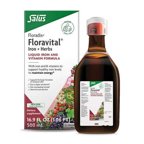 Floradix Floravital Liquid Iron Supplement, 16.9 fl oz