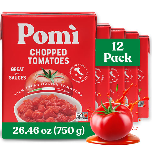 Pomi Chopped Tomatoes, 26.46 oz (Pack of 12)