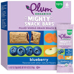 Plum Organics Mighty Snack Bars, Blueberry, 0.67 oz (Pack of 6)