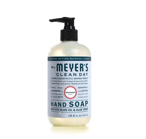 Mrs. Meyer's Clean Day Hand Soap, Snowdrop Scent, 12.5 fl oz