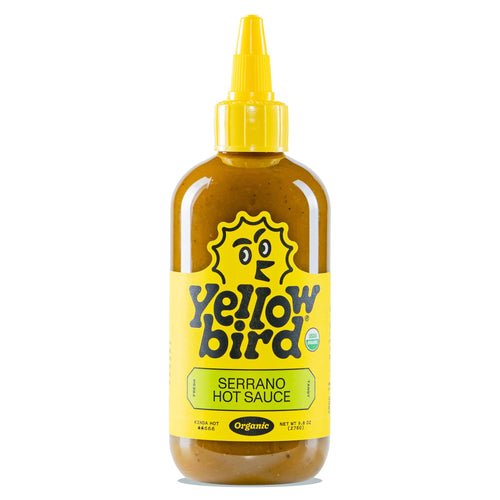 Yellowbird Organic Serrano Hot Sauce, 9.8 oz