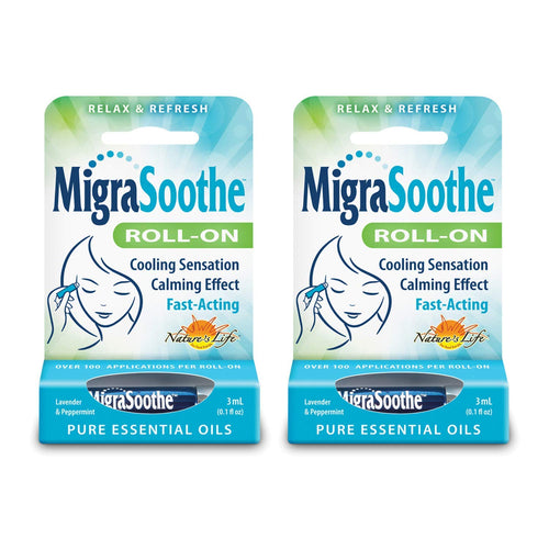 Health From The Sun MigraSoothe Essential Oil Roll-On Stick (Pack of 2)