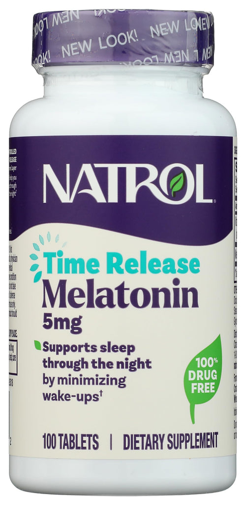 Natrol Melatonin 5 mg Time Release Tablets, 100 Count