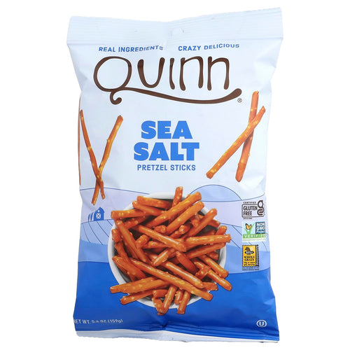 Quinn Sea Salt Pretzel Sticks, 5.6 oz