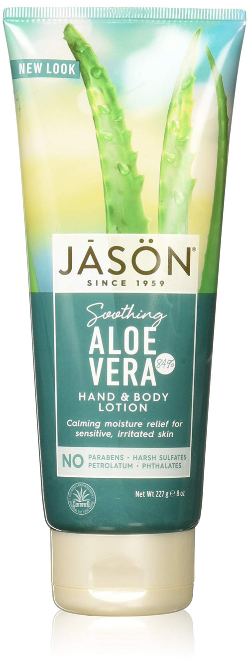Jason Soothing 84% Aloe Vera Hand & Body Lotion, 8 oz