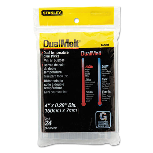 Stanley Mini Dualmelt Glue Sticks, 24 Count (GS10DT)