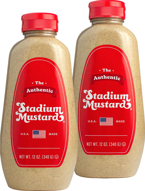 Stadium Mustard Squeeze, 12 oz (Pack of 2)