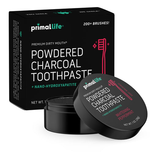 Primal Life Organics Dirty Mouth Toothpowder, Black Peppermint, 1 oz