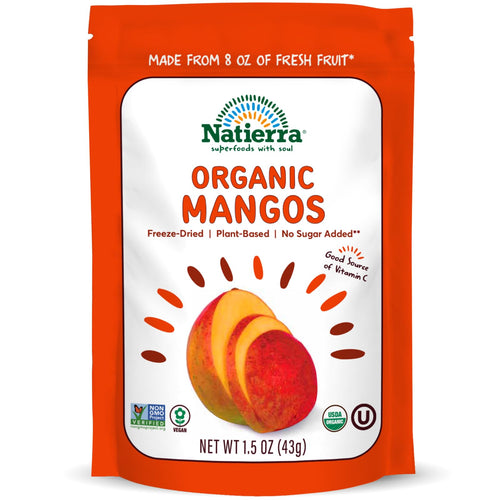 Natierra Organic Freeze-Dried Mangos, 1.5 oz
