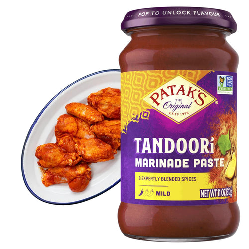 Patak's Mild Tandoori Marinade Paste, 11 oz Jar