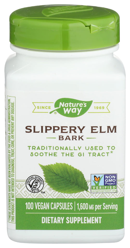 Nature's Way Slippery Elm Bark, 100 Count