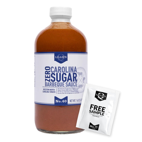 Lillie's Q Zero Sugar Carolina Barbeque Sauce, Gourmet Carolina, 16 oz